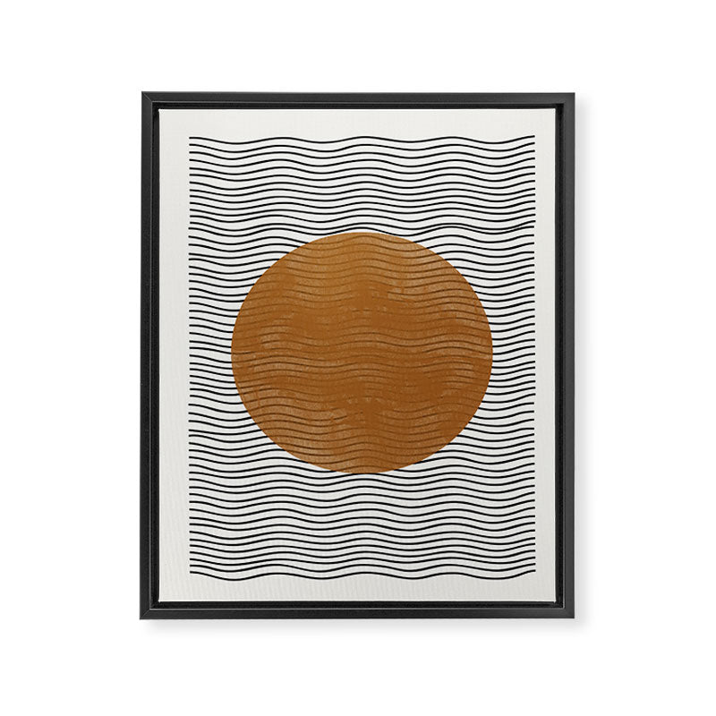 Modern Waves Framed Canvas Print Gallery Image 6