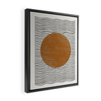 Modern Waves Framed Canvas Print Gallery Image 2