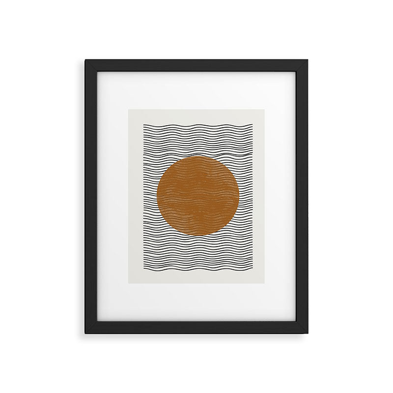 Modern Waves Framed Art Print Gallery Image 5