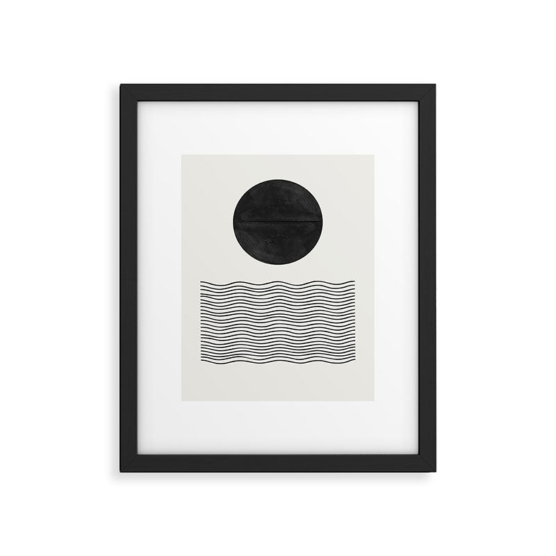 Modern Waves Framed Art Print Gallery Image 5