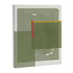 Modernist Green Objects Canvas Print Gallery Image 6