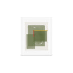 Modernist Green Objects Art Print Gallery Image 1