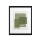 Modernist Green Objects Framed Art Print Gallery Image 5