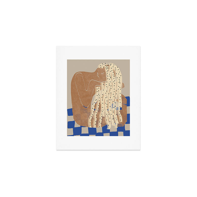 MOOD WOMAN Portrait  Art Print Gallery Image 1