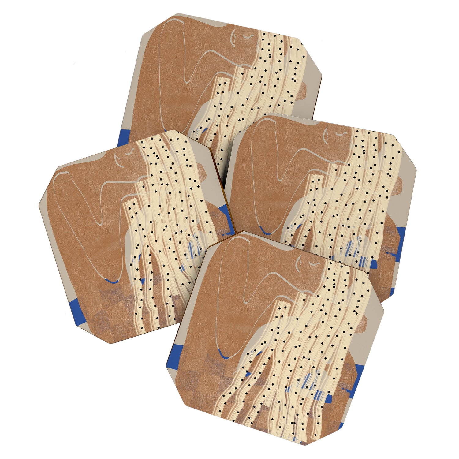 MOOD WOMAN Portrait  Coaster Gallery Image 1