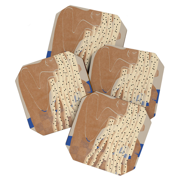 MOOD WOMAN Portrait  Coaster Gallery Image 1