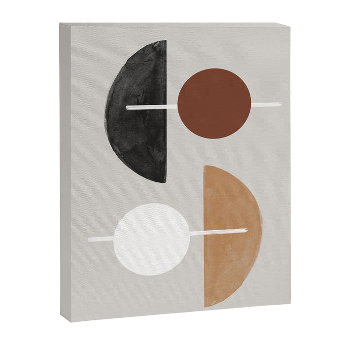 Moon and Sun Abstract Canvas Print Gallery Image 1