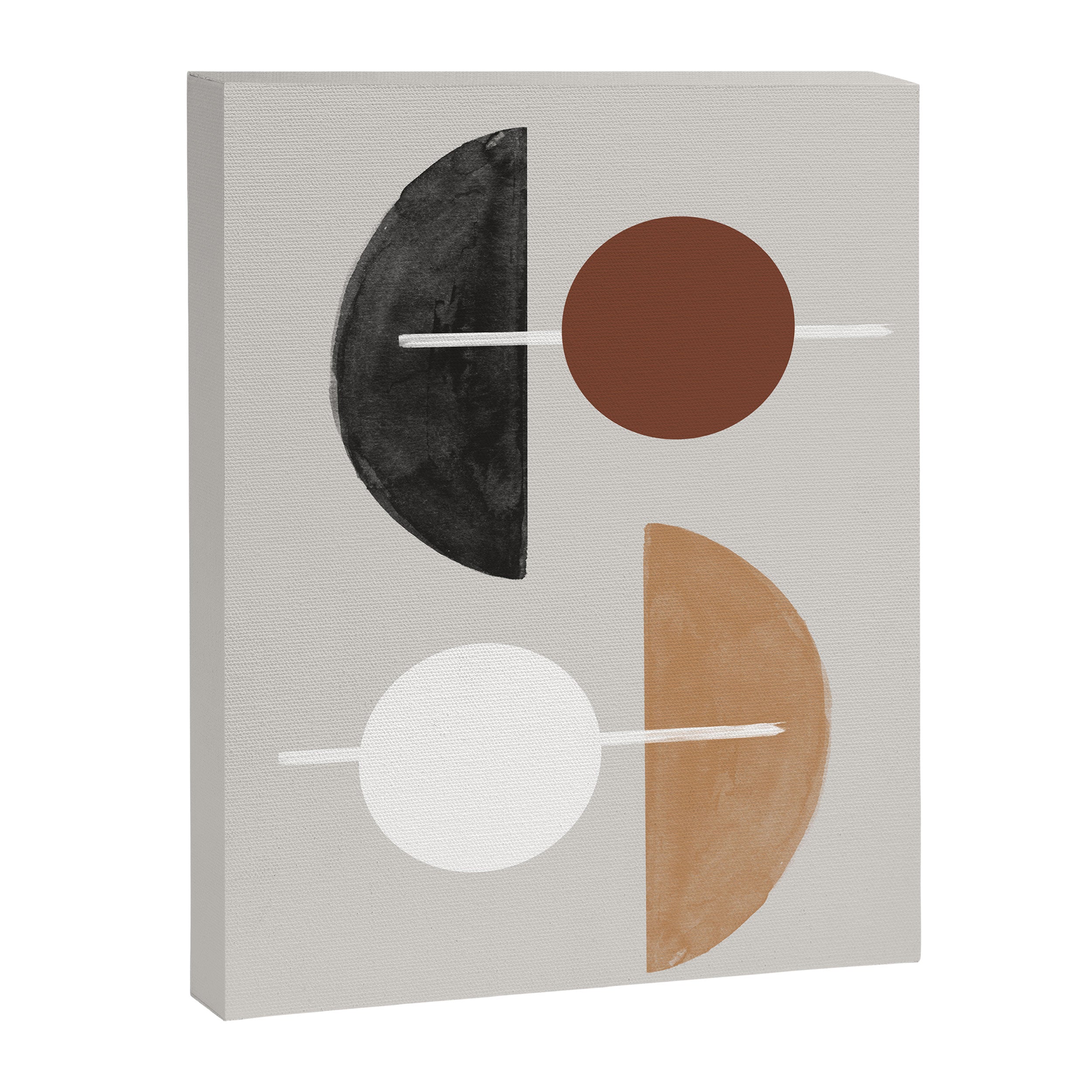 Moon and Sun Abstract Canvas Print Gallery Image 6