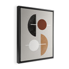 Moon and Sun Abstract Framed Canvas Print Gallery Image 2