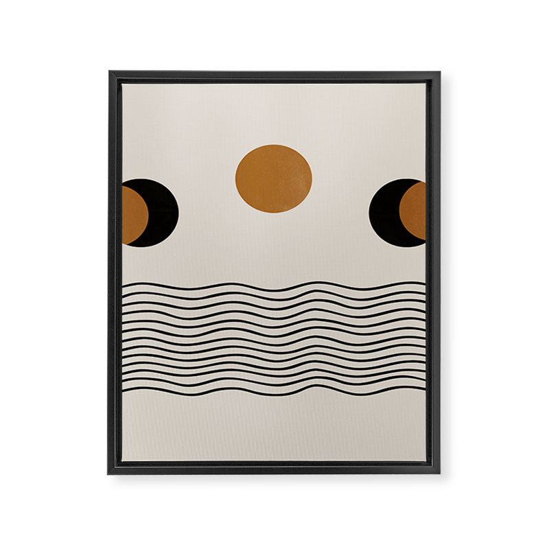 Moon Phases Framed Canvas Print Gallery Image 6