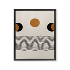 Moon Phases Framed Canvas Print Gallery Image 6