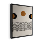 Moon Phases Framed Canvas Print Gallery Image 2