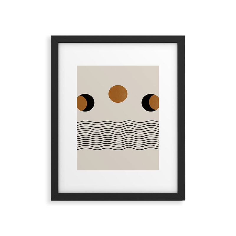 Moon Phases Framed Art Print Gallery Image 5