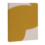 Mustard Modern Shape Canvas Print Gallery Image 6