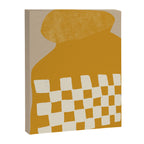 Mustard Shapes Canvas Print Gallery Image 6