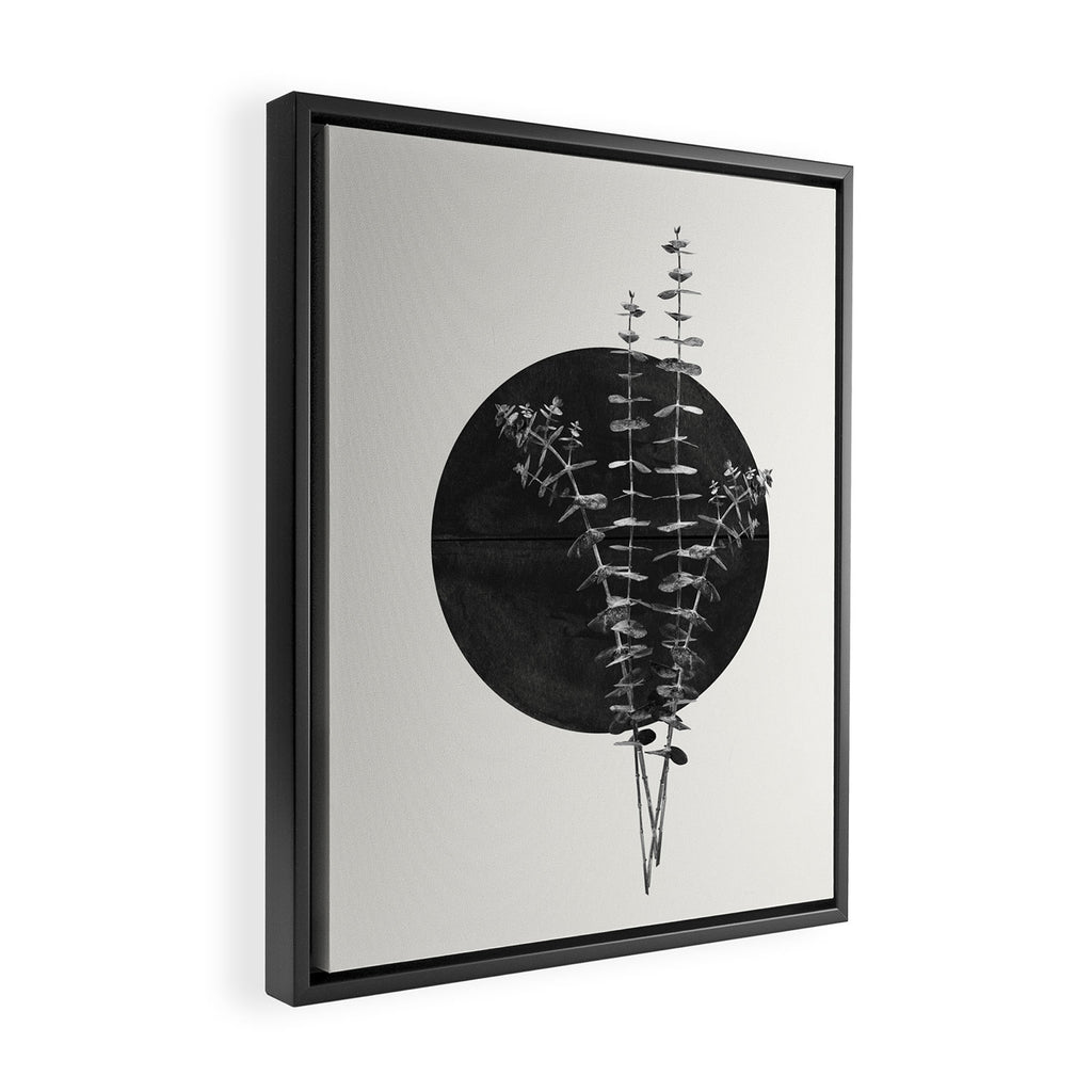 Nature Circle Art Framed Canvas Print Gallery Image 2