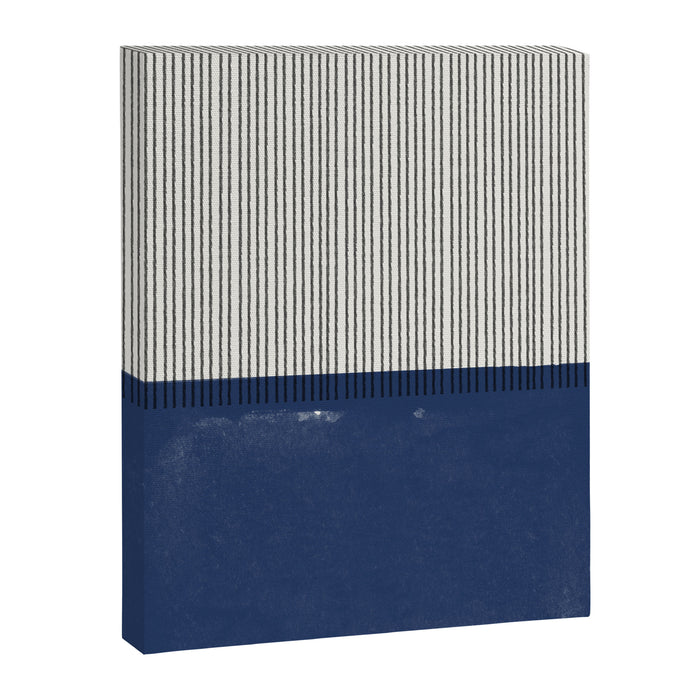 Navy Blue Mid Century  Canvas Print Gallery Image 1