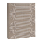 Neutral Lines Arch Minimalist Graphic Canvas Print Gallery Image 6