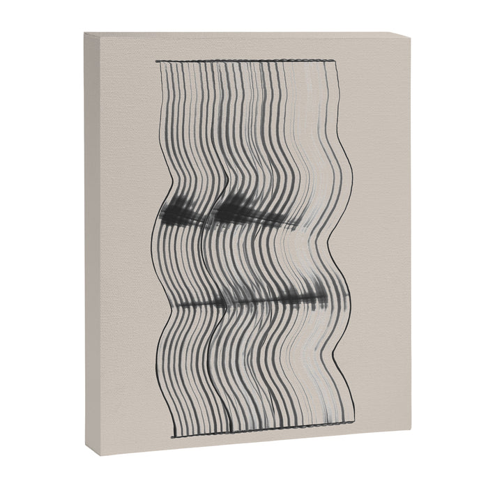 Neutral Minimal Graphic Canvas Print Gallery Image 1