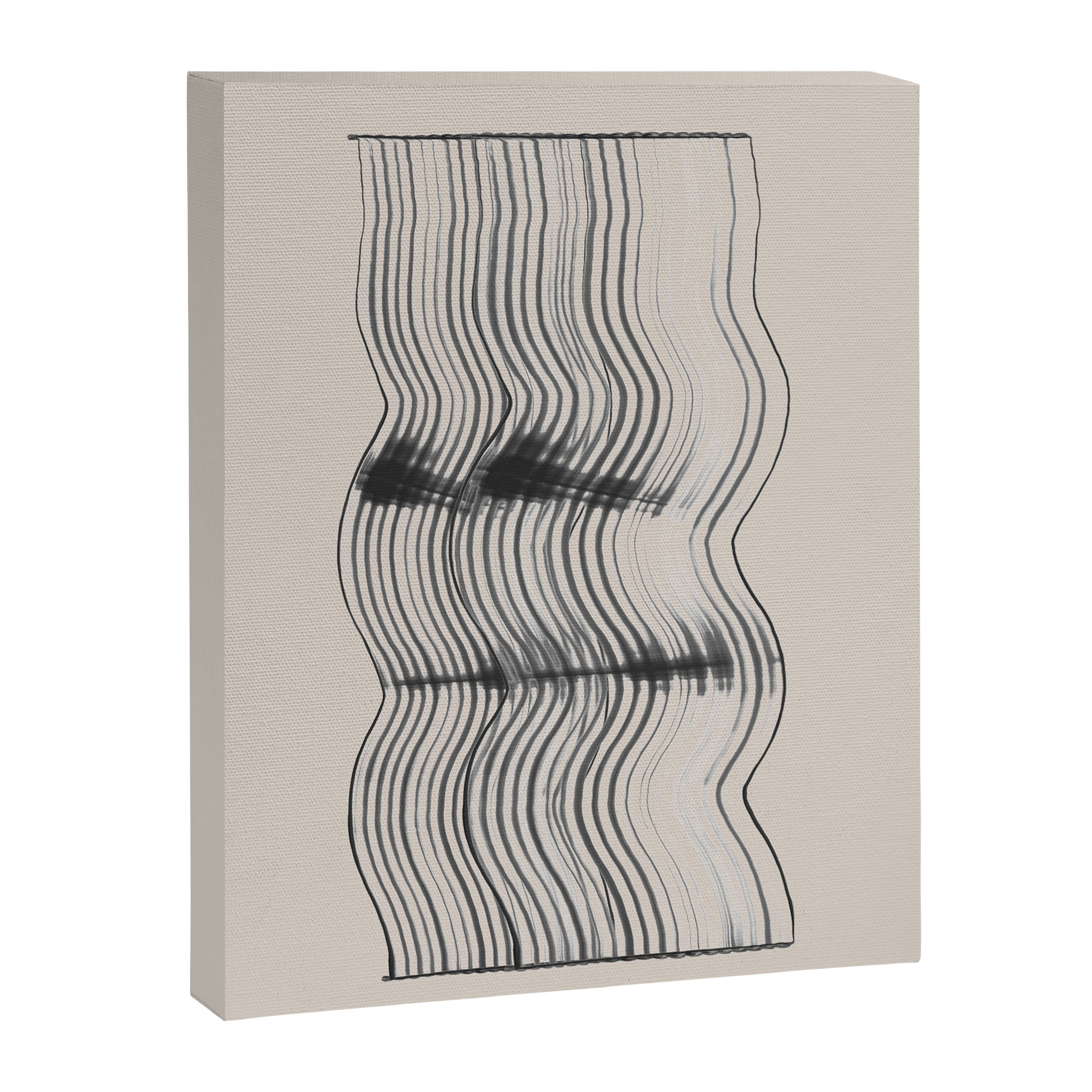 Neutral Minimal Graphic Canvas Print Gallery Image 6