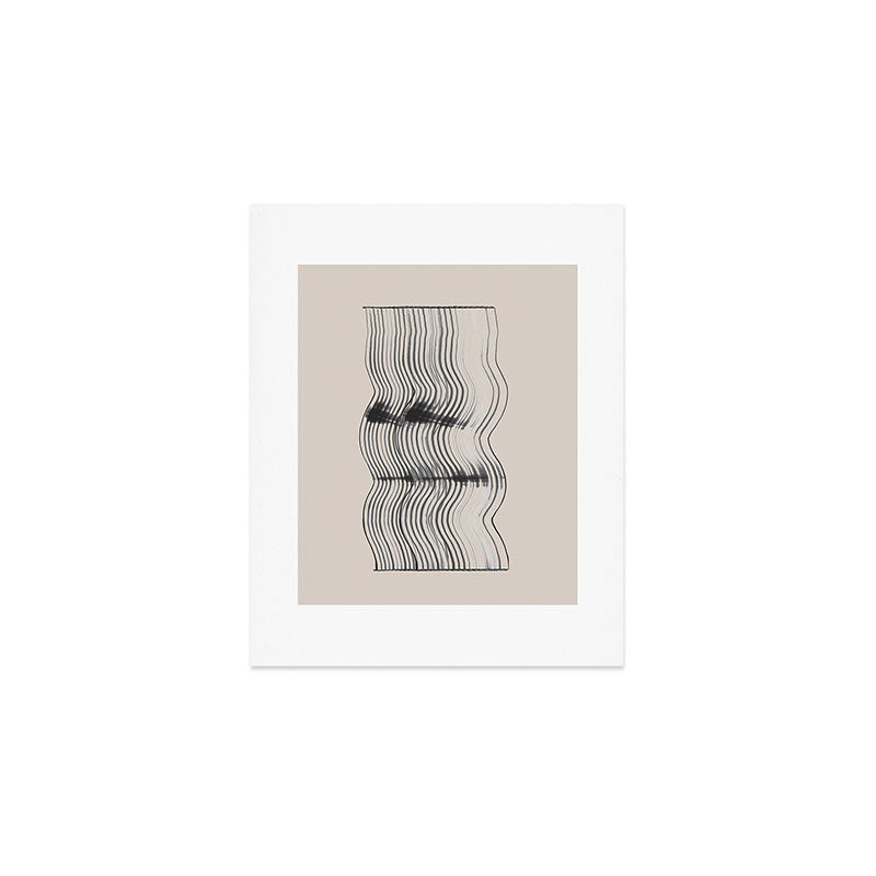 Neutral Minimal Graphic Art Print Gallery Image 1