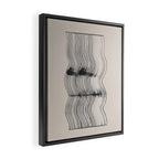 Neutral Minimal Graphic Framed Canvas Print Gallery Image 2