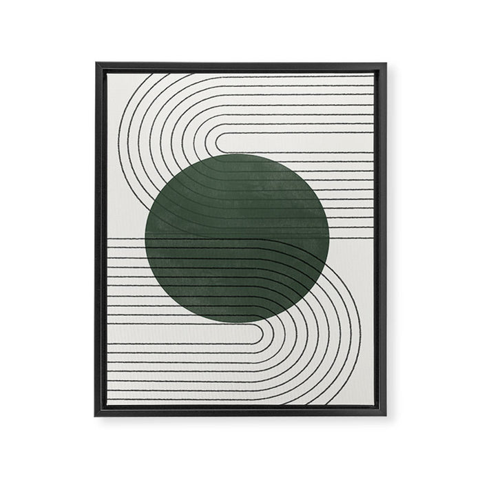 New Greeny Balance Framed Canvas Print Gallery Image 1