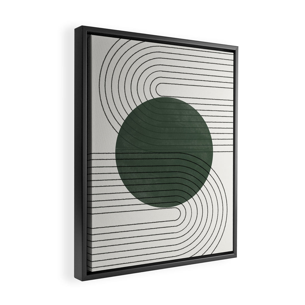New Greeny Balance Framed Canvas Print Gallery Image 2