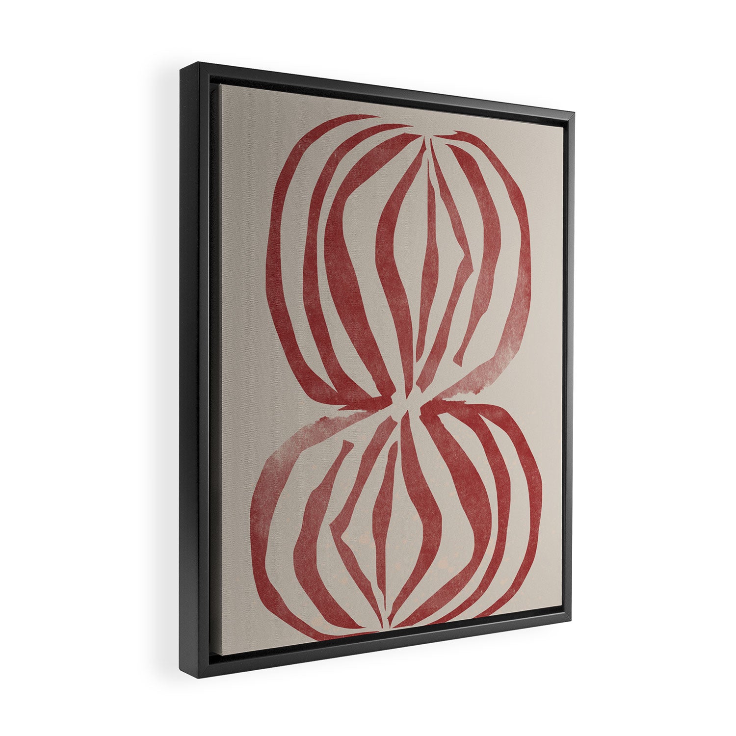 New Vase Line Art Framed Canvas Print Gallery Image 2