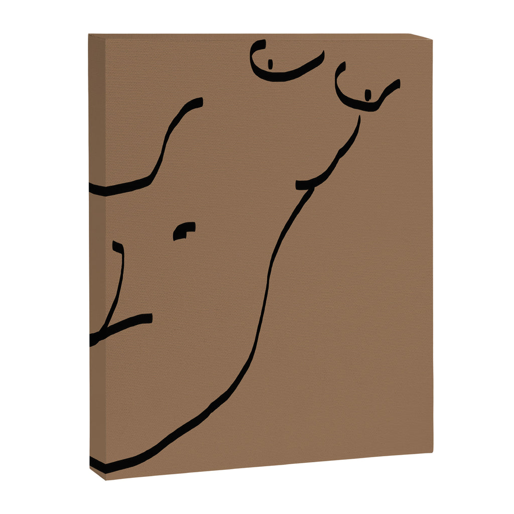 Nude Sketch Canvas Print Gallery Image 6