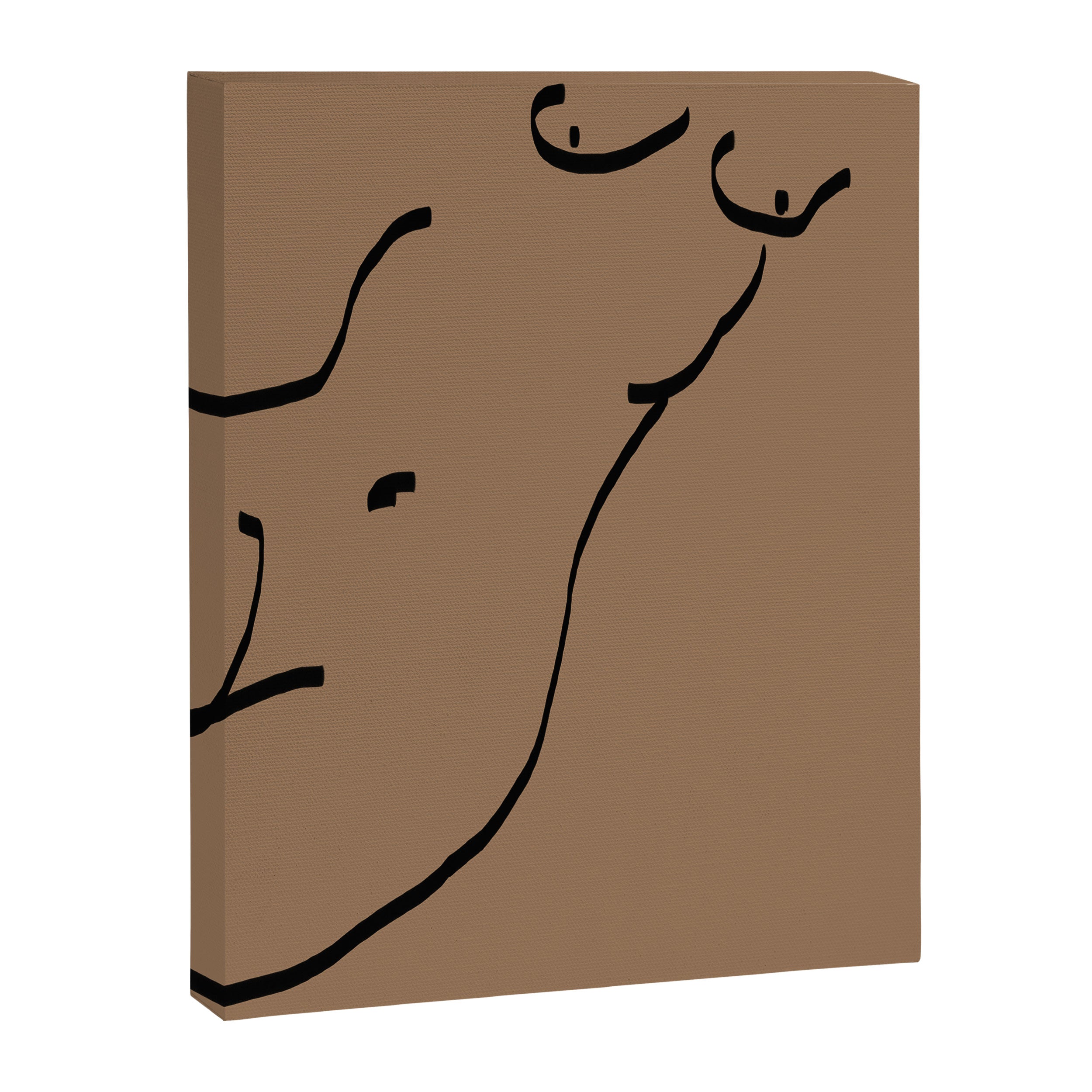 Nude Sketch Canvas Print Gallery Image 6