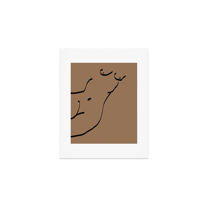 Nude Sketch Art Print Gallery Image 1
