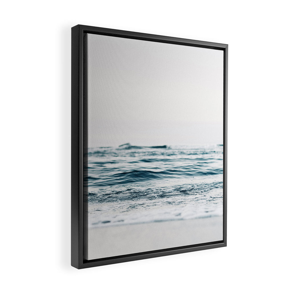 Ocean, waves Framed Canvas Print Gallery Image 2