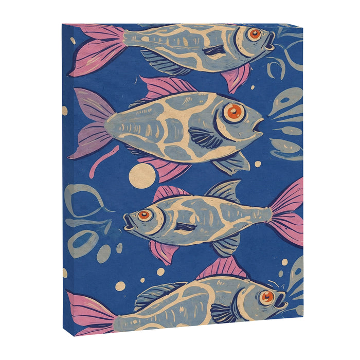Oceanic Life - Fishes Canvas Print Gallery Image 1