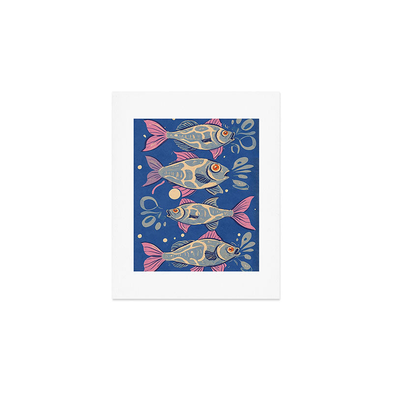 Oceanic Life - Fishes Art Print Gallery Image 1