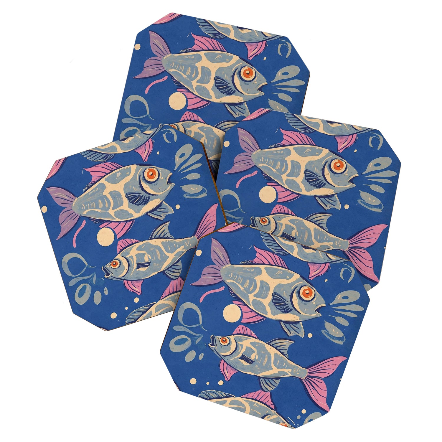 Oceanic Life - Fishes Coaster Gallery Image 1