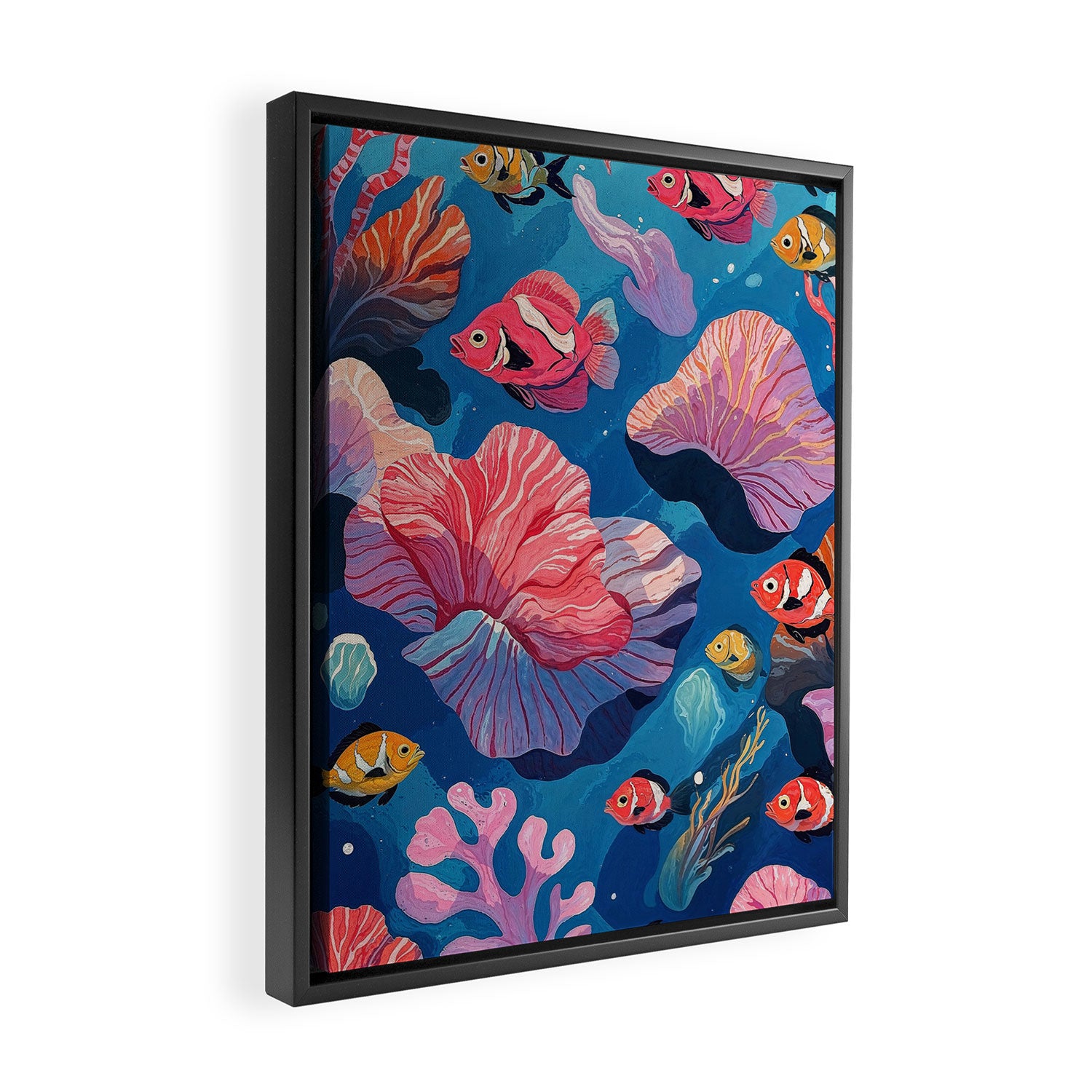 Oceanic Life Framed Canvas Print Gallery Image 2