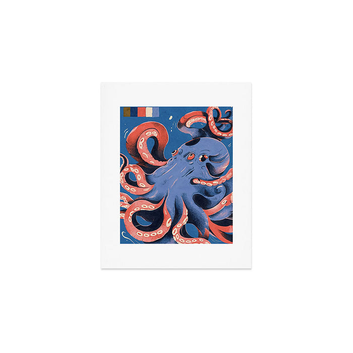 Oceanic Life - Octopus Art Print Gallery Image 1