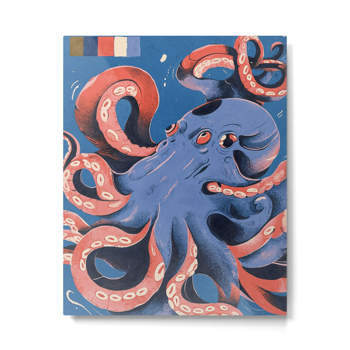 Oceanic Life - Octopus Metal Print Gallery Image 1