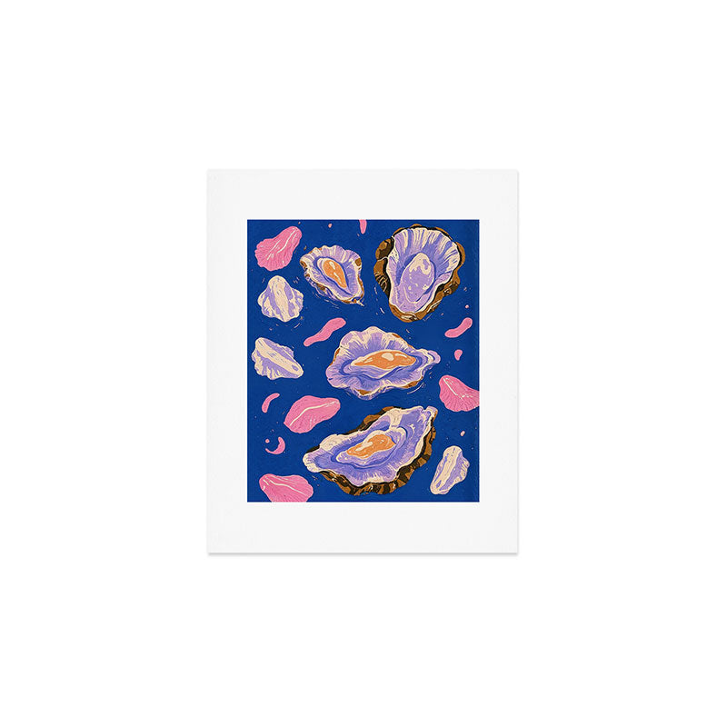 Oceanic Life - Oysters II Art Print Gallery Image 1