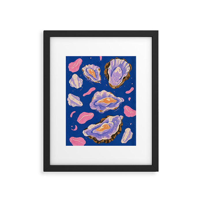 Oceanic Life - Oysters II Framed Art Print Gallery Image 1