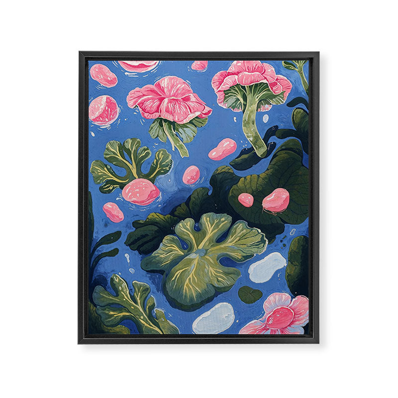 Oceanic Life - Plants and Flowers Framed Canvas Print Gallery Image 6