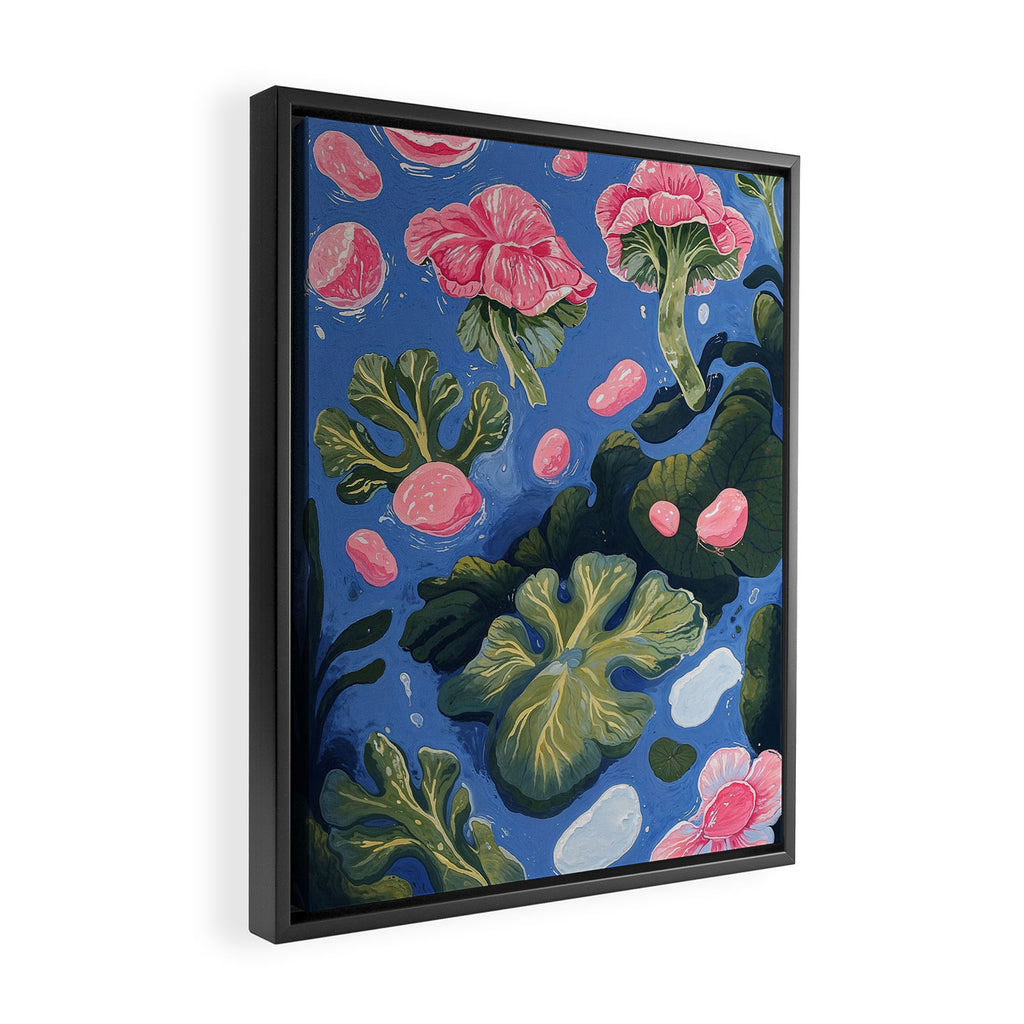 Oceanic Life - Plants and Flowers Framed Canvas Print Gallery Image 2