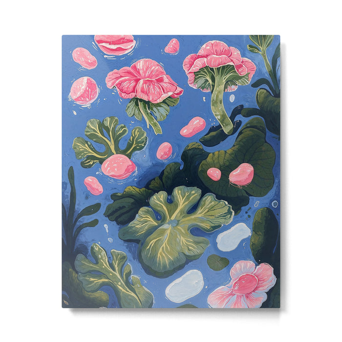 Oceanic Life - Plants and Flowers Metal Print Gallery Image 1