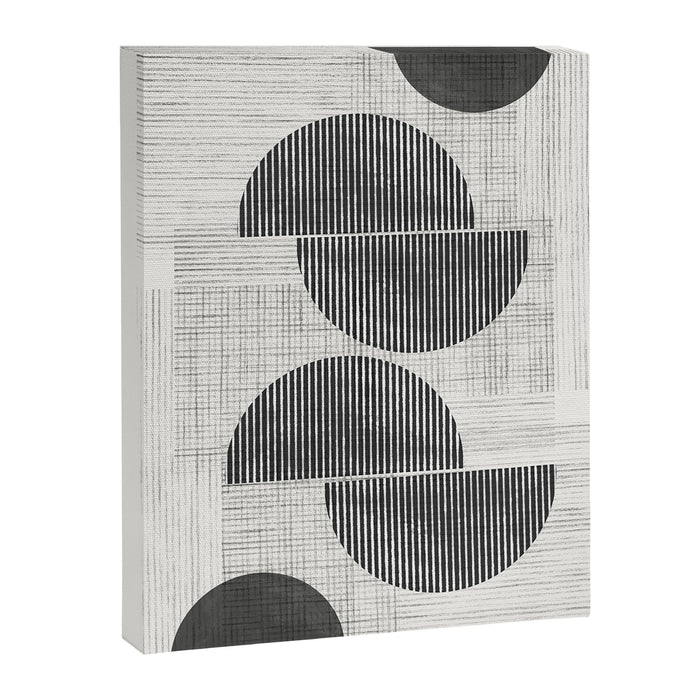 Old Retro Graphic Paper Canvas Print Gallery Image 1