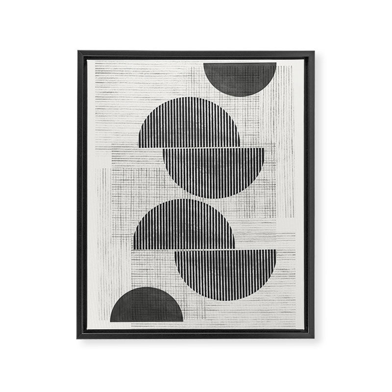 Old Retro Graphic Paper Framed Canvas Print Gallery Image 6