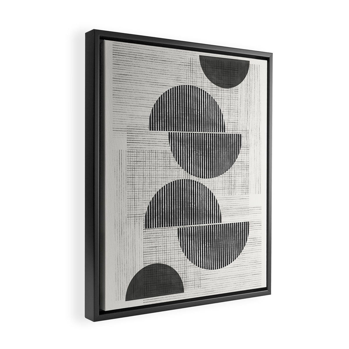 Old Retro Graphic Paper Framed Canvas Print Gallery Image 2