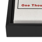 One Thought at a Time Framed Canvas Print Gallery Image 3