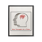 One Thought at a Time Framed Canvas Print Gallery Image 8