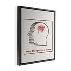 One Thought at a Time Framed Canvas Print Gallery Image 2
